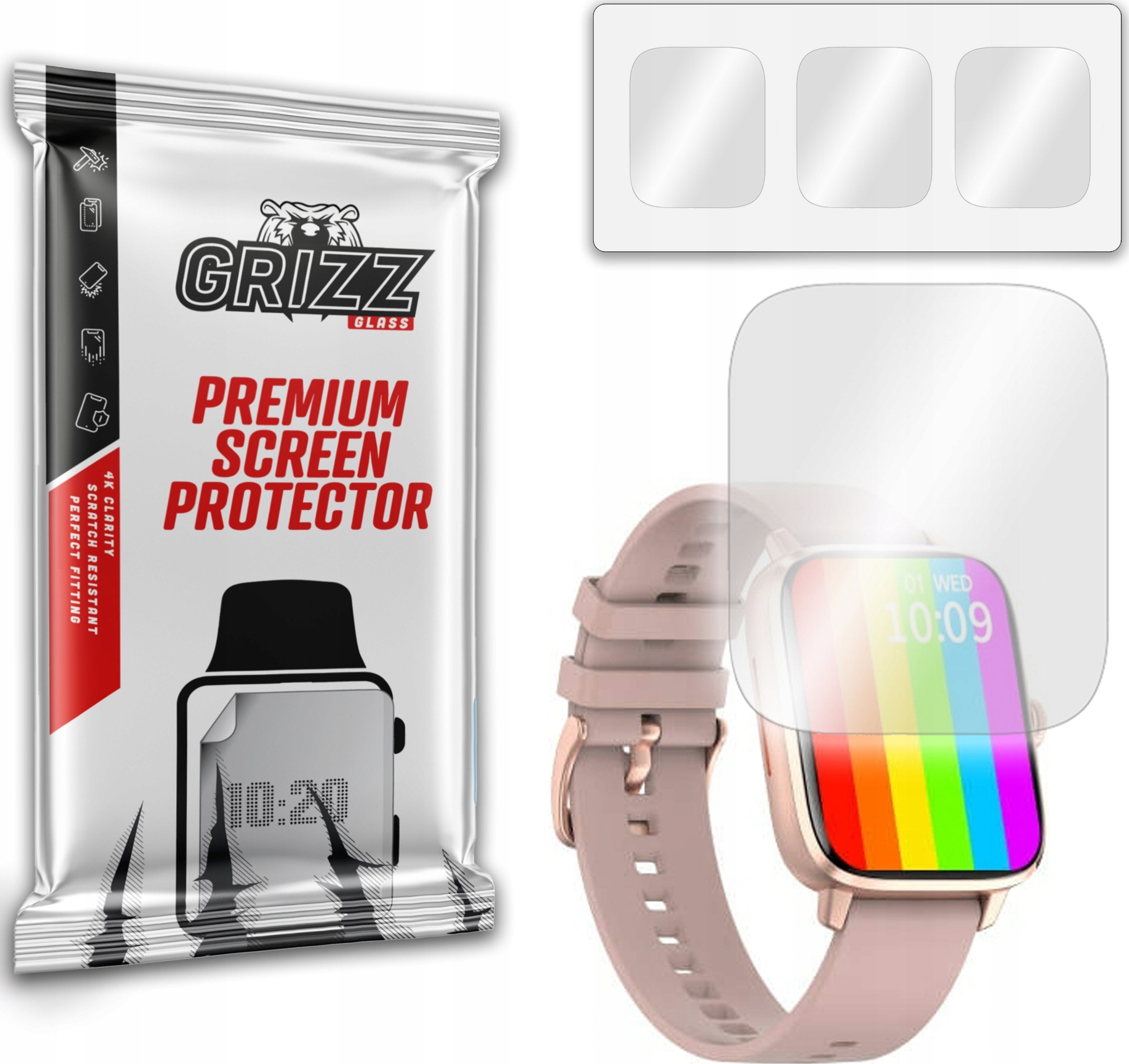 GrizzGlass Folia hydrożelowa Grizz Smartwatch DT102