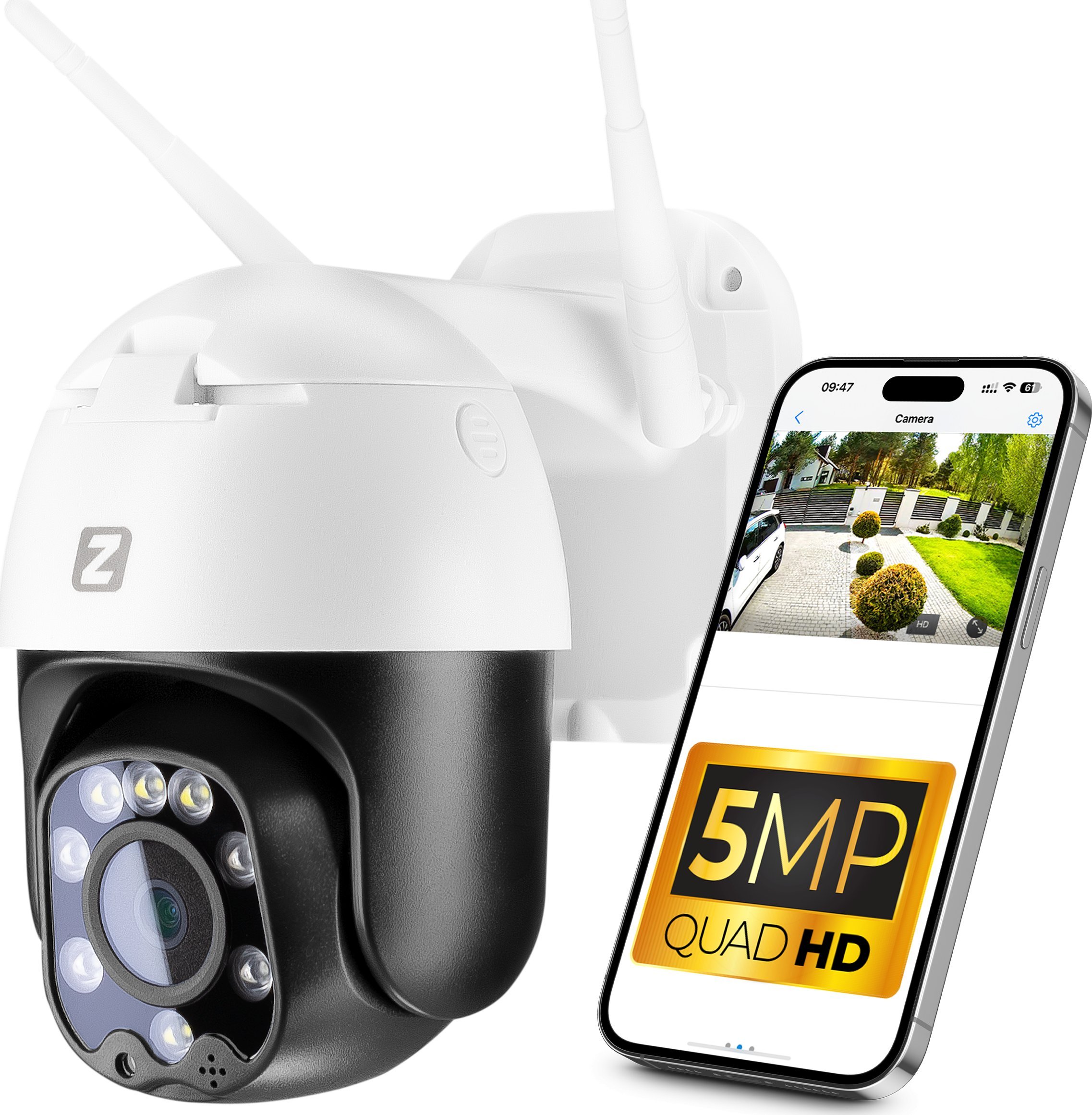 Kamera GSM/WiFi obrotowa IP P5 5MP