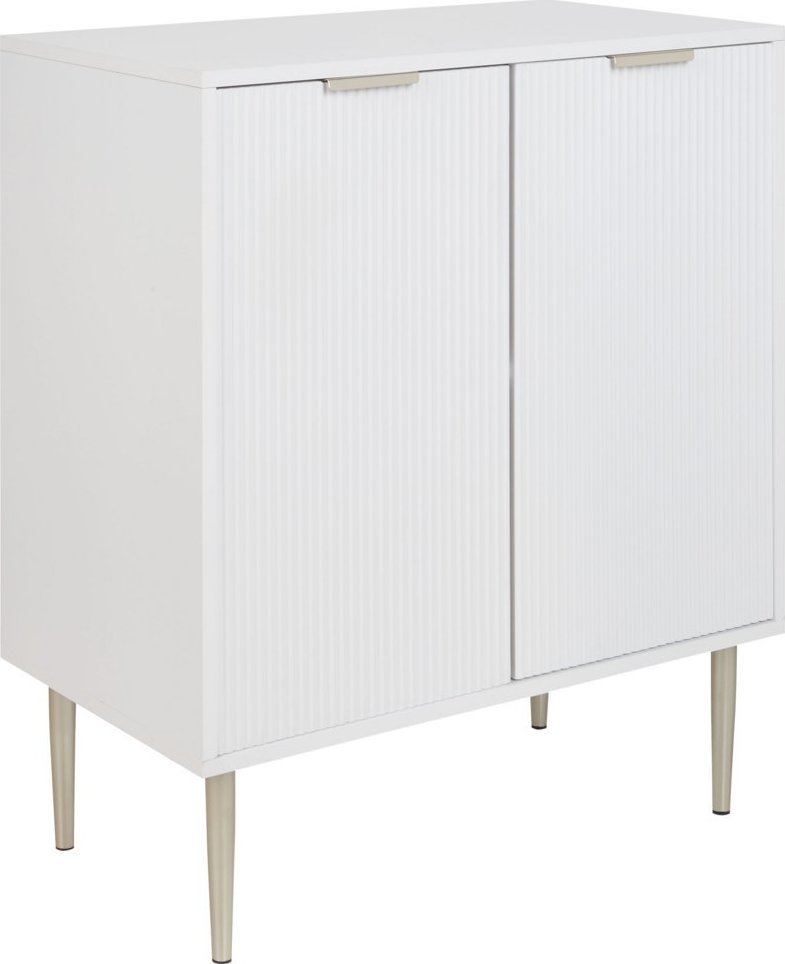 Beliani Szafka dwudrzwiowa biała SOHO