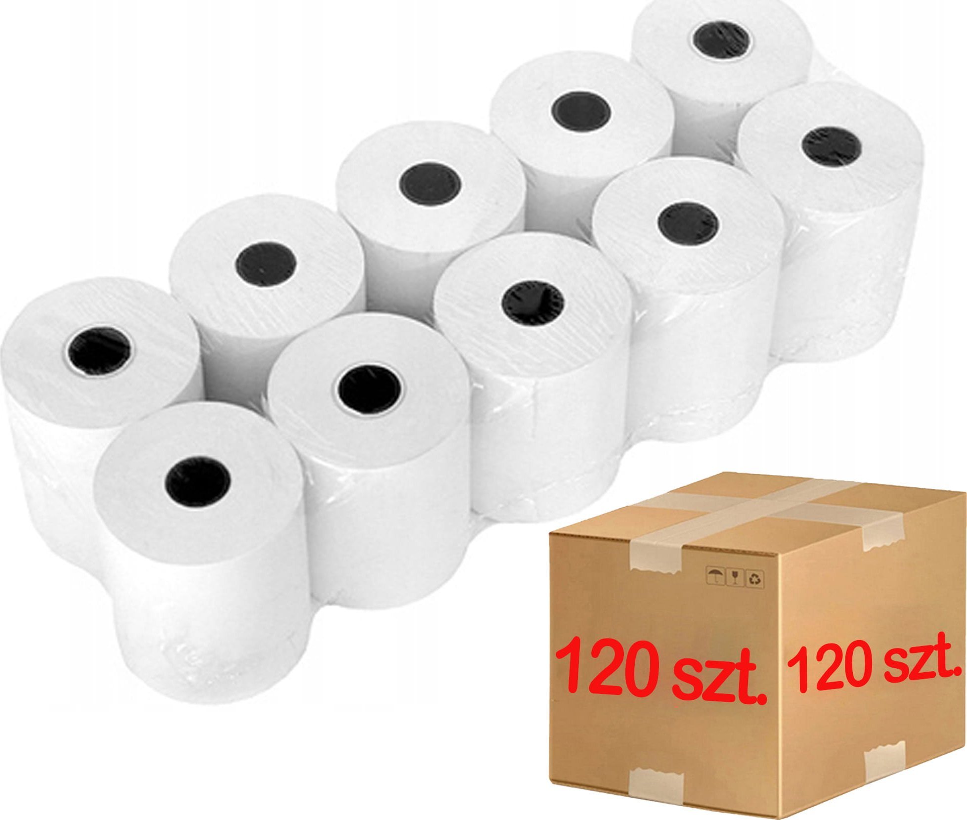 Pako Rolka Termiczna PAPIRUS II 57mm x 30m - BPA FREE (RTC5730) - 120 szt.