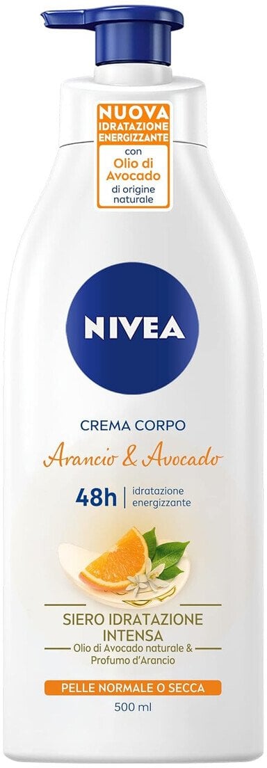 Nivea Orange Flower & Avocado nawilżające mleczko do ciała 500ml