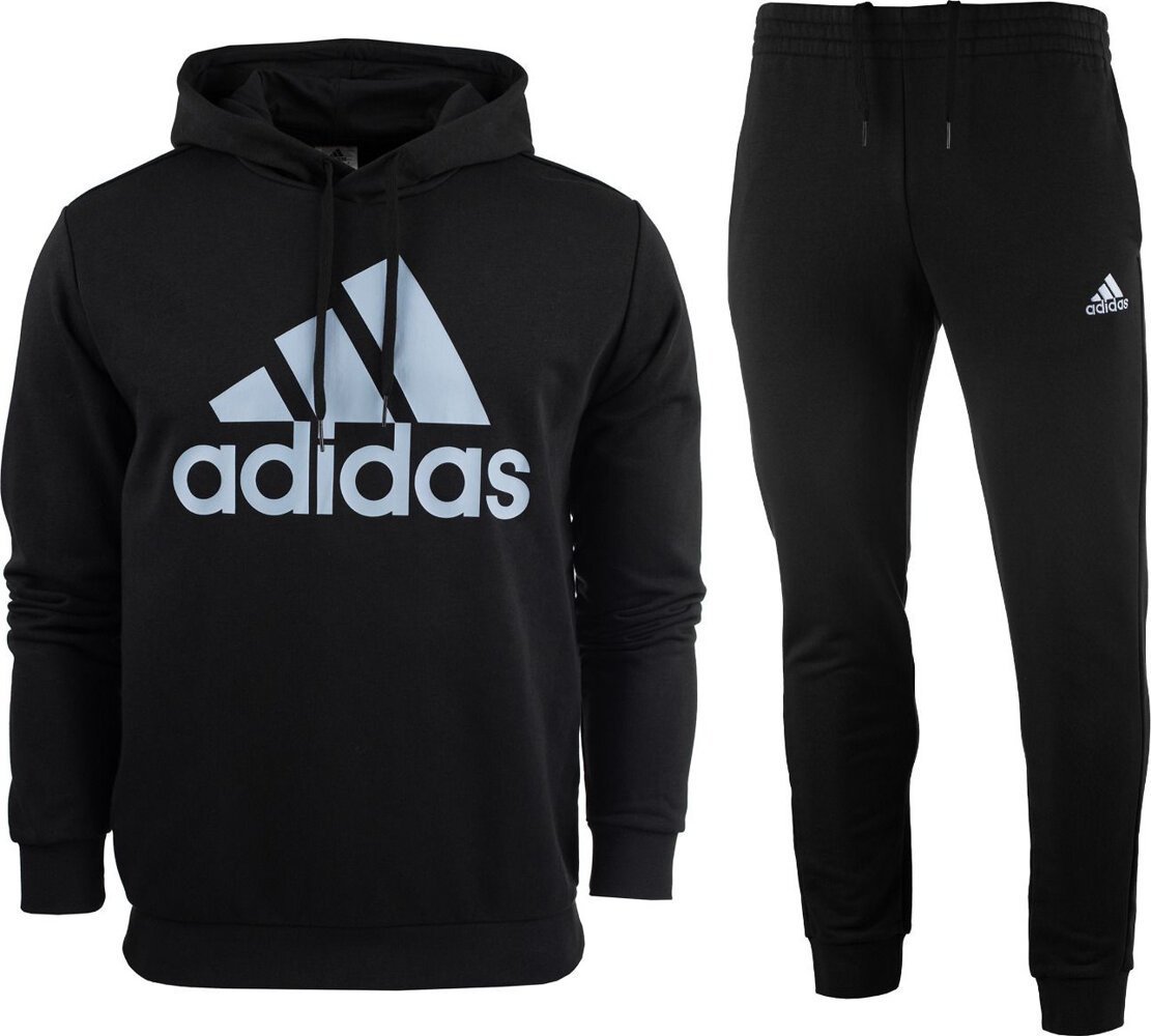 Adidas Dres męski adidas Big Logo Terry Track Suit czarny IJ8555 S