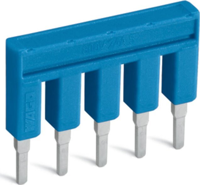 Wago mostek 5 - torowym z izolacją niebieski 2002-405/000-006 1szt