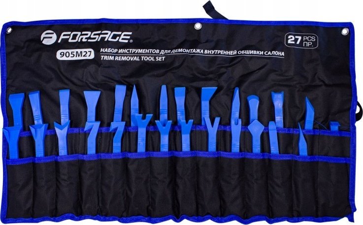 Forsage Zestaw narzędzi do demontażu spinek tap icerki 27 el