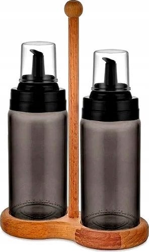 KPL. POJEMNIKÓW OLIWA & OCET 2x 245 ml. EXCLUSIVE BLACK PEARL