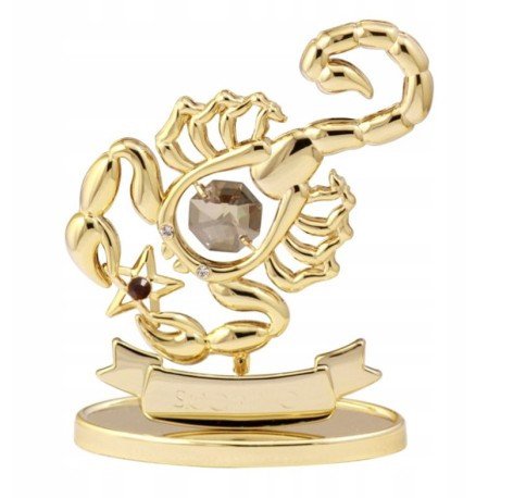 Skorpion - Figurka pozłacana