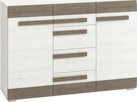 ML Meble Komoda Blanco 138 x 42 x 96cm biały