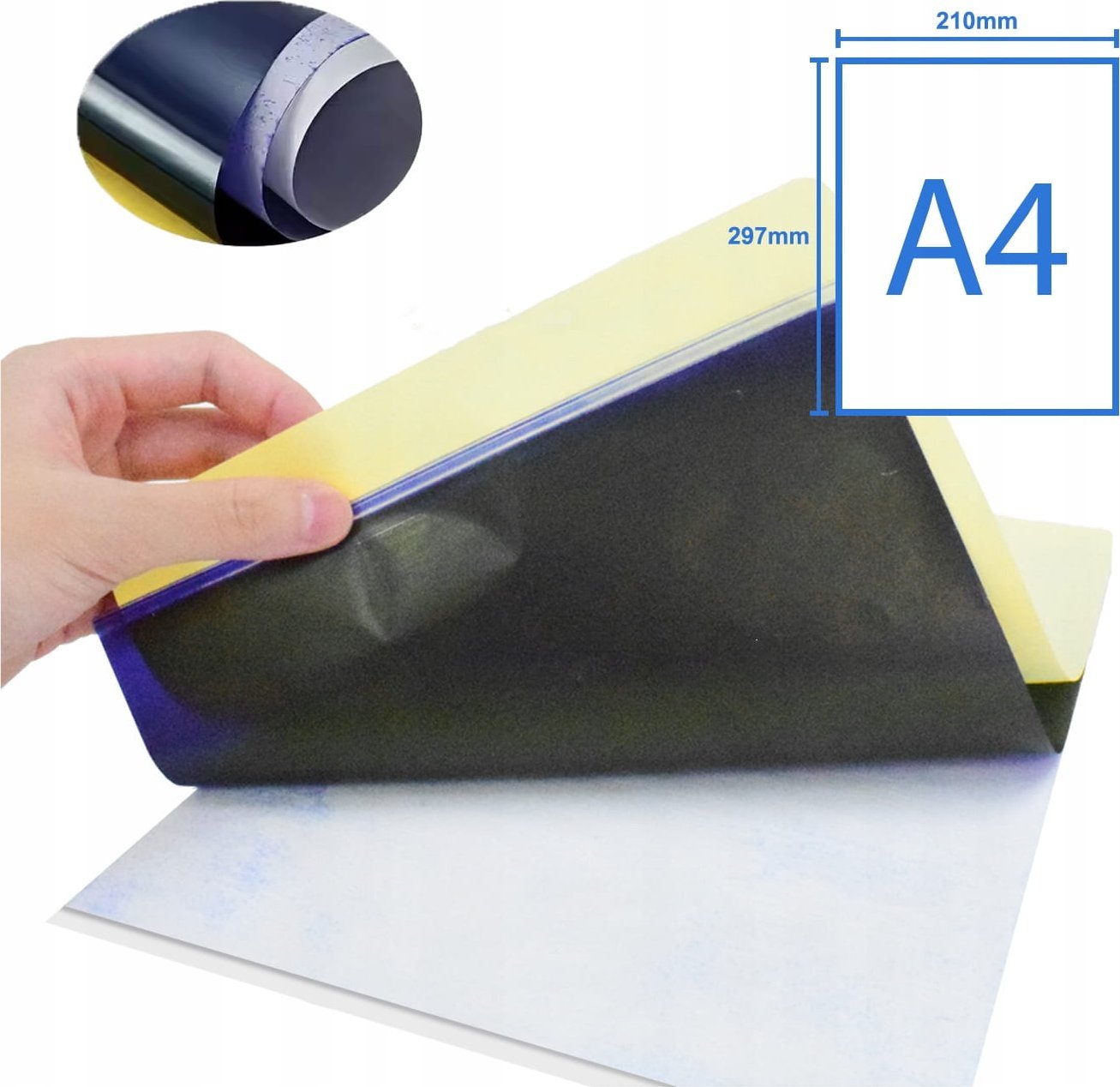 Zenwire Papier Termiczny do Tatuaży do Drukarki Termicznej A4 Arkusz 100 szt