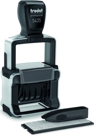 Trodat Datumstempel Professional 4.0/SB Typo+Kis bl-rot5435