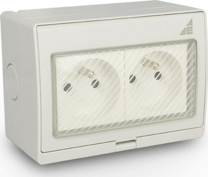 Elektro-Plast Gniazdo podwójne natynkowe G2N IP55 AQUA55 55.35