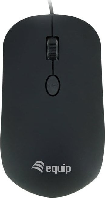 Mysz Equip Equip Optische Maus USB Comfort 4 Tasten R+L schwarz