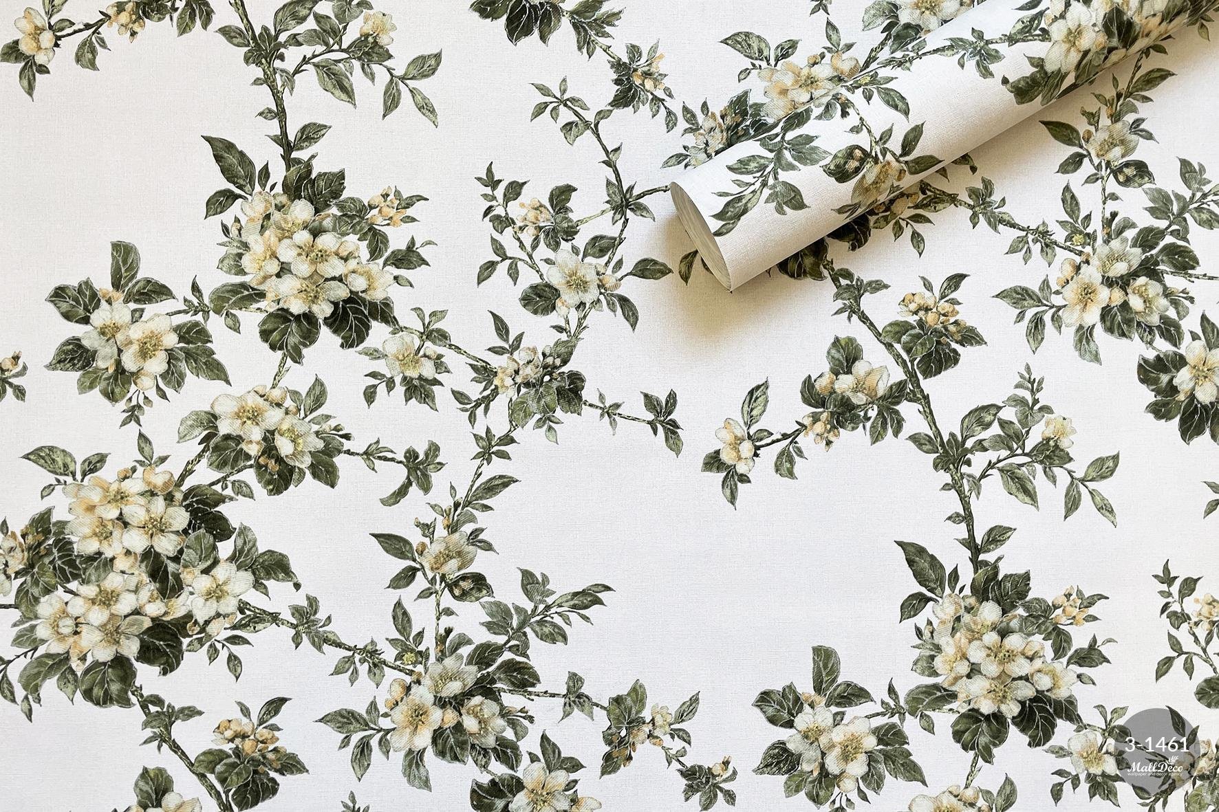 MallDeco TAPETA WINYLOWA SAKURA PIASKOWA