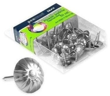 Grand Pinezki tapicerskie ozdobne srebrne 50szt