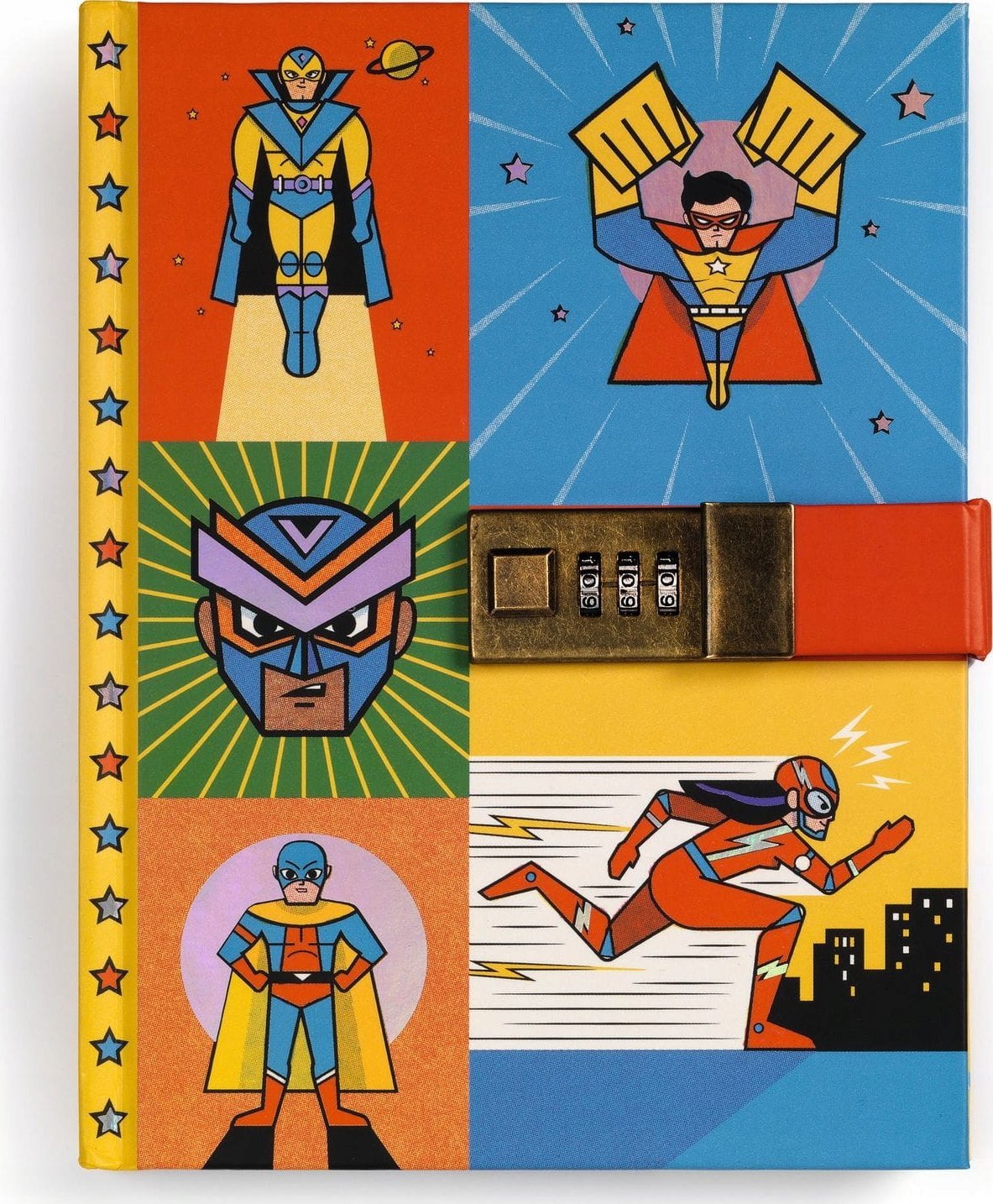 Djeco Tajny notes z kodem - Superbohaterowie