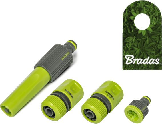 Bradas Zestaw 4-elementowy na wąż 3/4" LIME LINE LE-5500-34 BRADAS 4971
