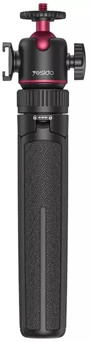 Statyw Yesido SF26 Tripod z uchwytem na kamerę i lampę doświetlającą <65cm, CZARNY