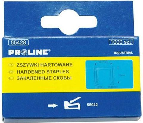 Pro-Line Zszywki hartowane typ R 8mm 1000szt. - 55428
