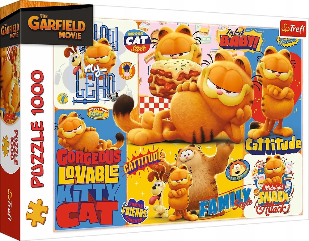 Trefl Puzzle Przygody Garfielda 1000 elementów (10935)