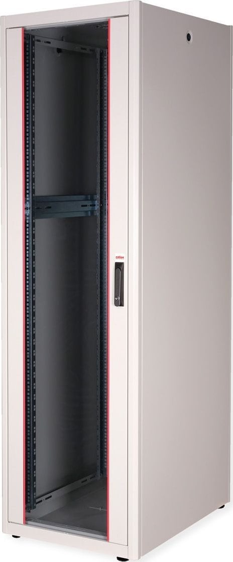 Szafa Roline ROLINE szafa sieciowa Basic 48,26cm 19 cali 42 HE 600x800 BxT szklane drzwi szary