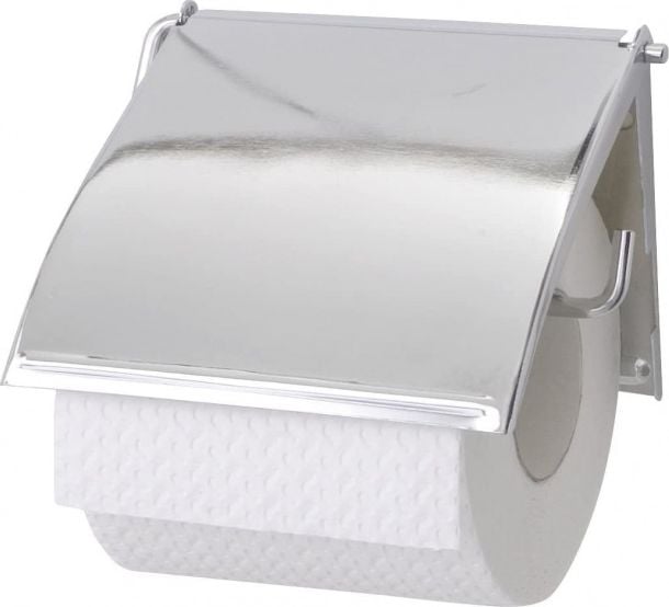 Wenko uchwyt na rolkę papieru toaletowego 13,5 x 12 cm stal nierdzewna chrom