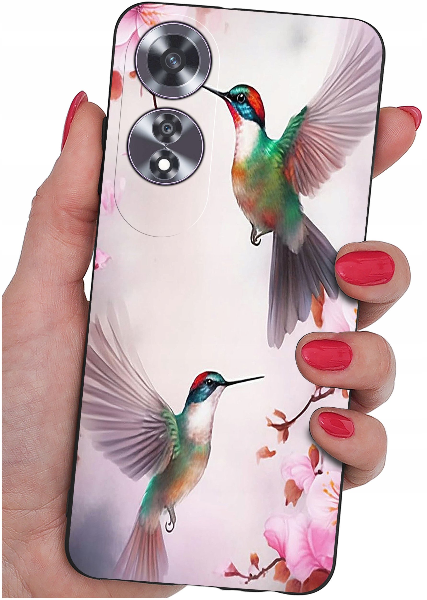 Etui do Oppo A60 4G WZORY |SILIKONOWE MATT CASE + SZKŁO 9H