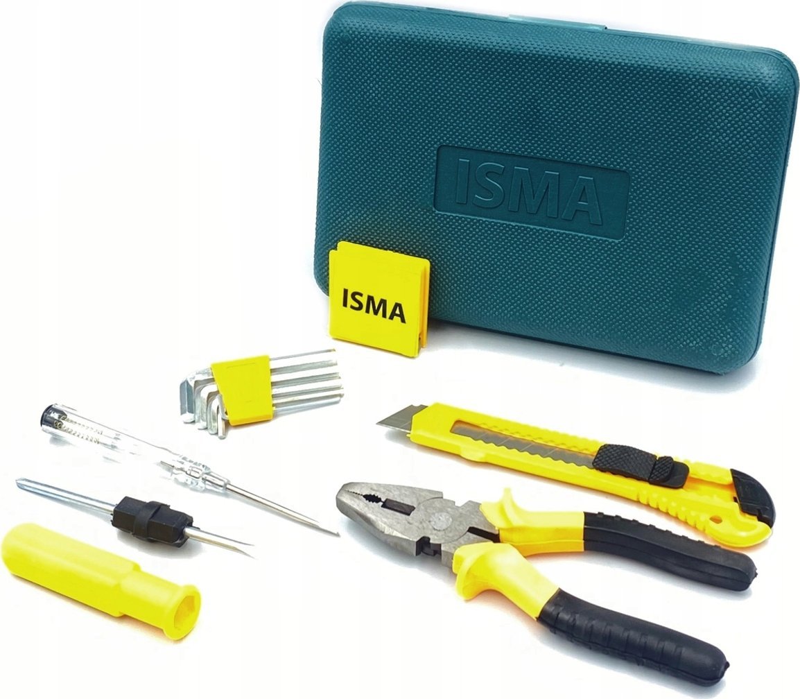 Zestaw narzędzi Isma Zestaw narzędziowy 12el. Kombinerki klucze imbusy