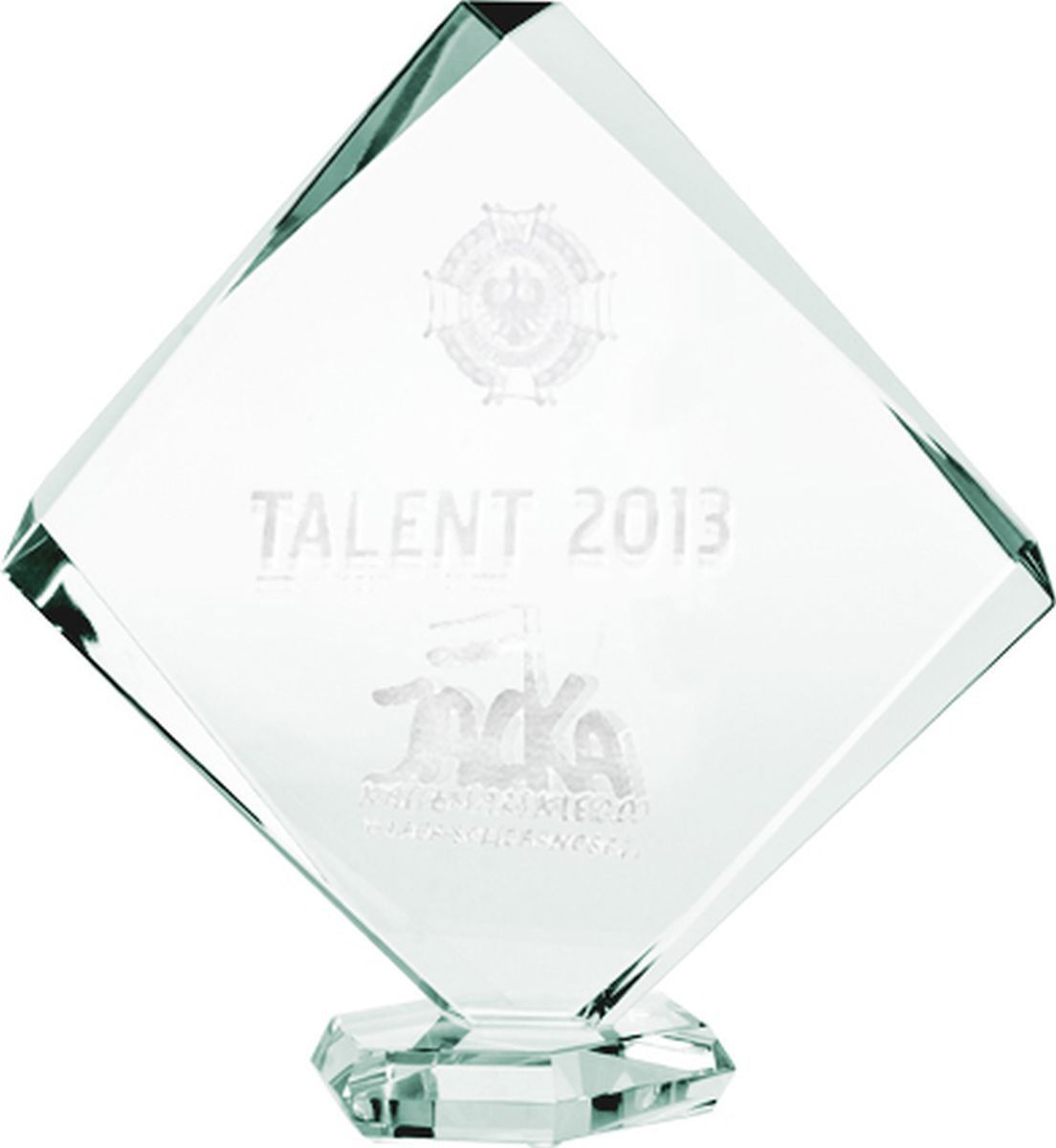 Victoria Sport Trofeum szklane grawerowane 3D z etui