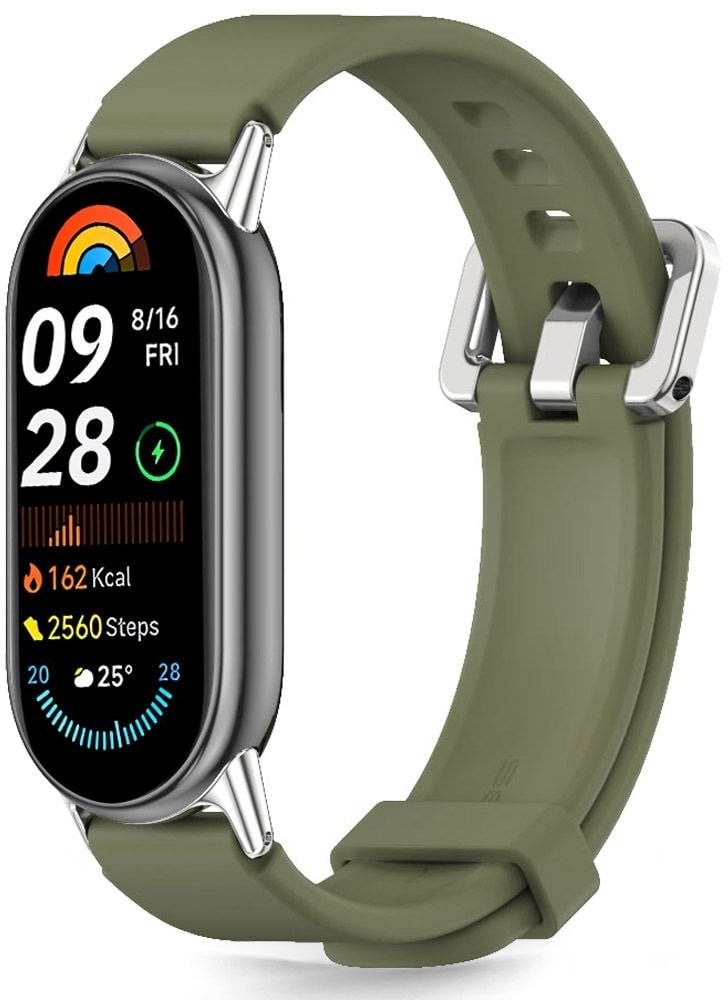 TECH-PROTECT ICONBAND CLASSIC XIAOMI SMART BAND 8 / 9 / 10 / NFC ARMY GREEN