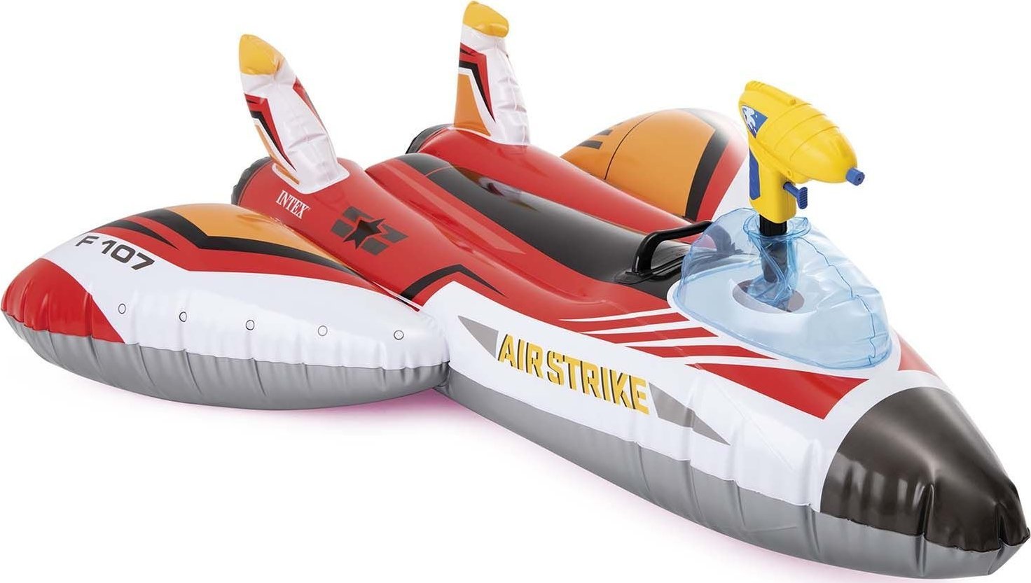 Intex Samolot dmuchany z działkiem, Intex, 117x117 cm, czerwony