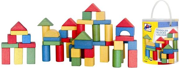 Woodyland Klocki W Wiaderku 100 El. (90909)