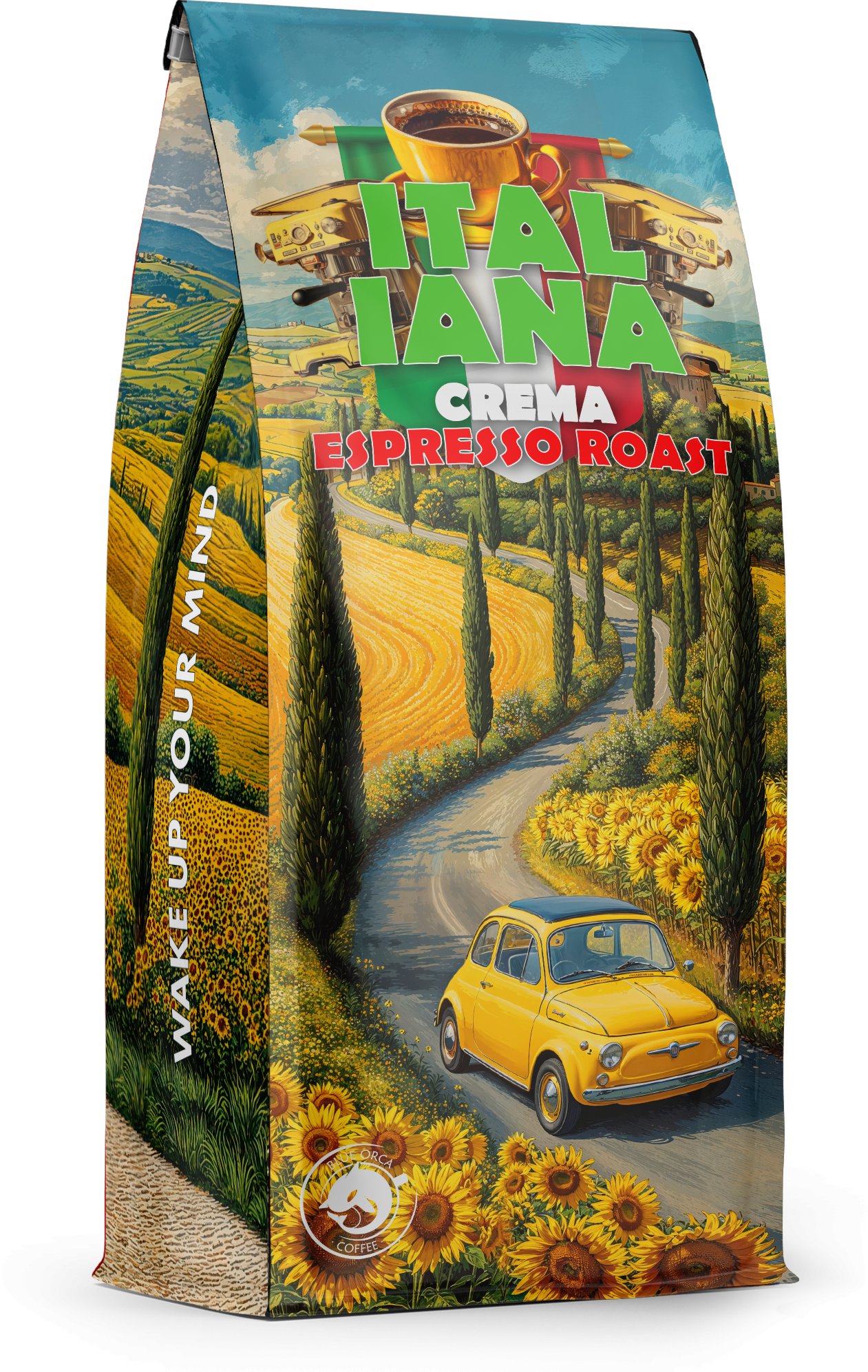 Kawa ziarnista 1kg Italiana Crema blend Blue Orca Coffee