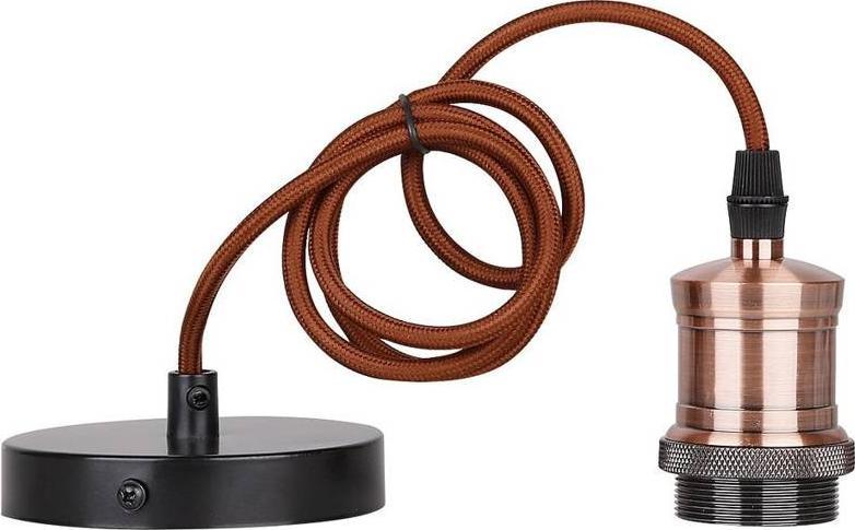 Candellux Zawiesie metalowe patynowe/czarne lampa E27 31-99962