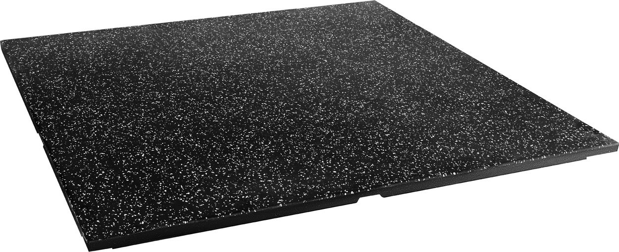 POS25 PODŁOGA GUMOWA POD SPRZĘT FITNESS BLACK/WHITE HMS