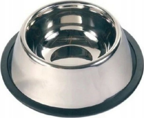 LUPI PETS Lupi Pets Miska Metalowa Na Gumie Spaniel 0,9L 18cm