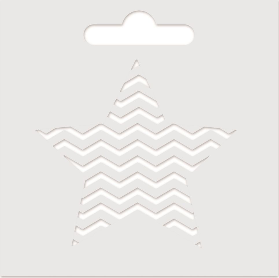 Aladine Szablon do pasty 3D 8x8 cm Gwiazda