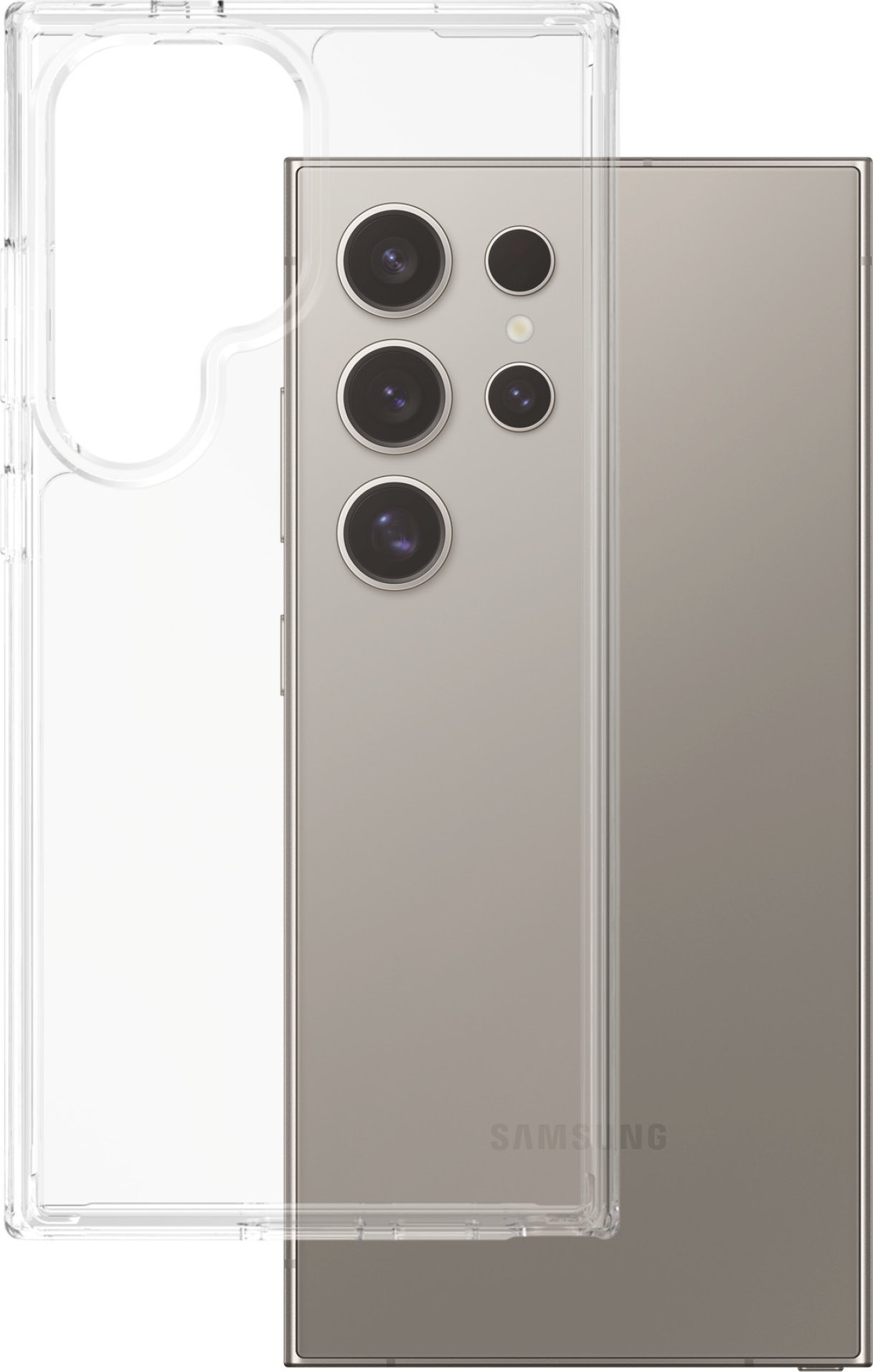 Etui CARE by PanzerGlass Flagship Urban Combat do Samsung Galaxy S25 Ultra przezroczysty