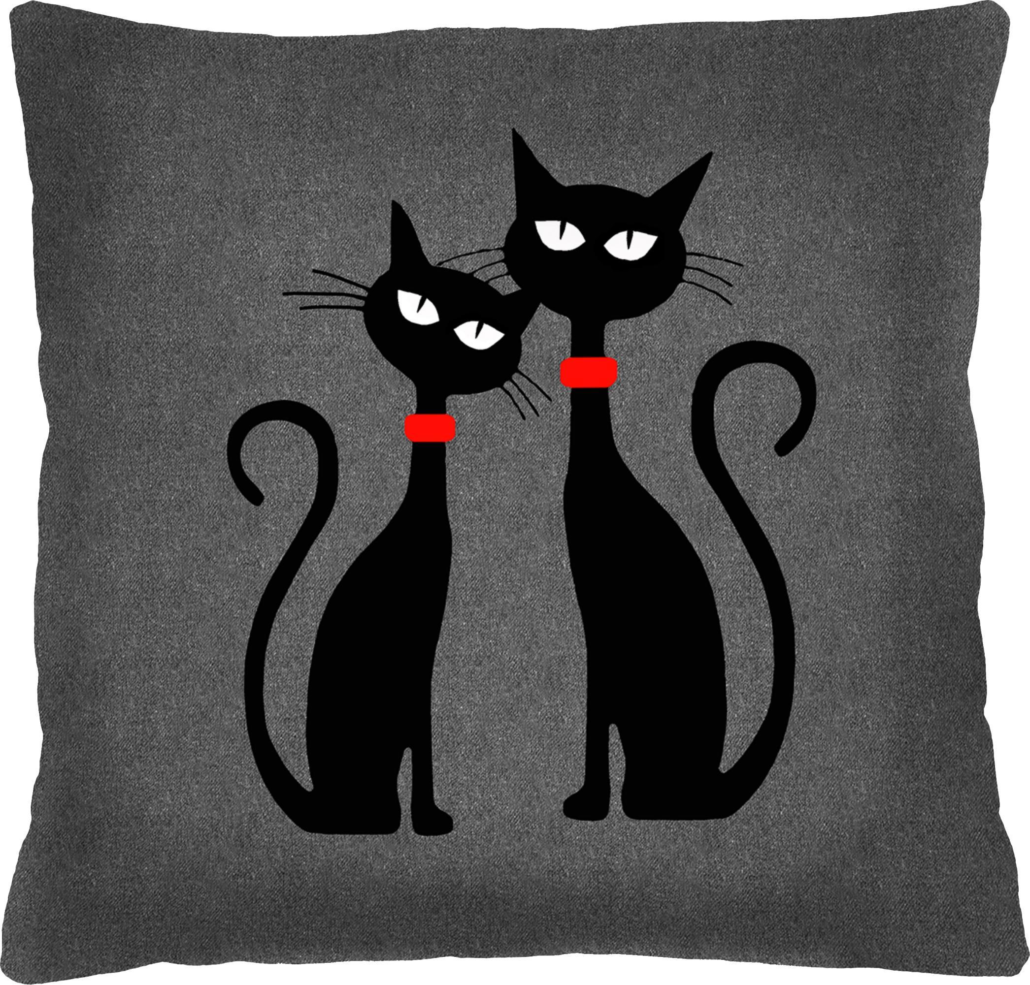 Bertoni-arco Poduszka - CZARNE KOTY 40x40 cm