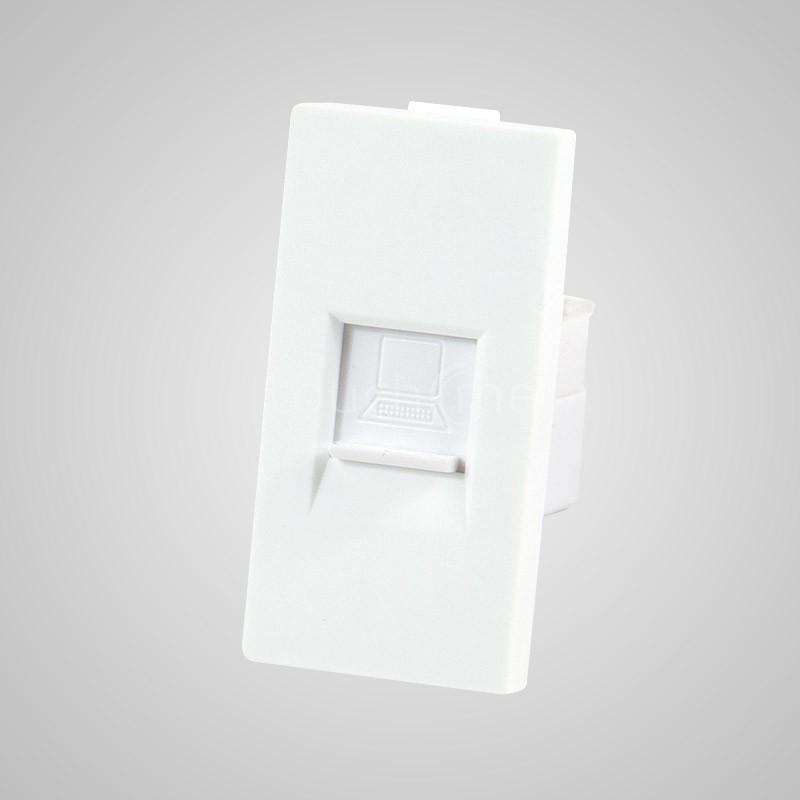 Touchme Moduł 1/2 gniazdo komputerowe RJ45 białe (TM903W)