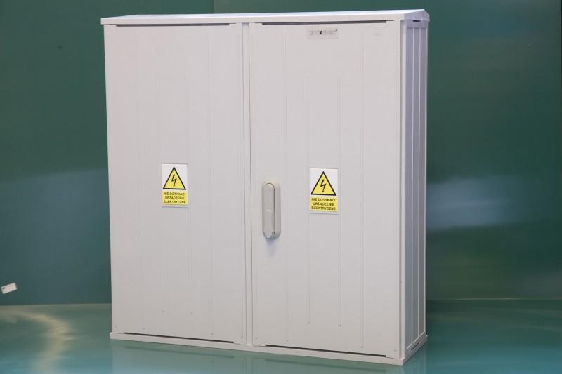 Incobex Obudowa termoutwardzalna SSTN 80x58x25 zamek cięgła kątowniki daszek skośny - IOB-44210-002