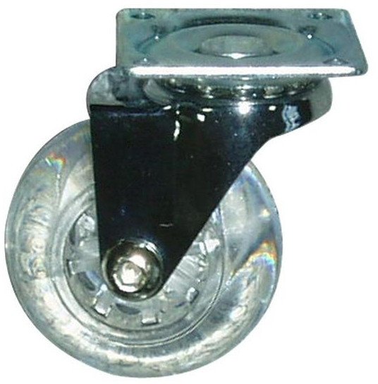 WHEEL D50 WW35050 TRANSPARENT WITH PLATE