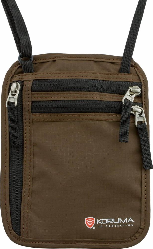 KORUMA Saszetka na dokumenty z ochroną RFID - Koruma (KUK-121BR) Uniwersalny