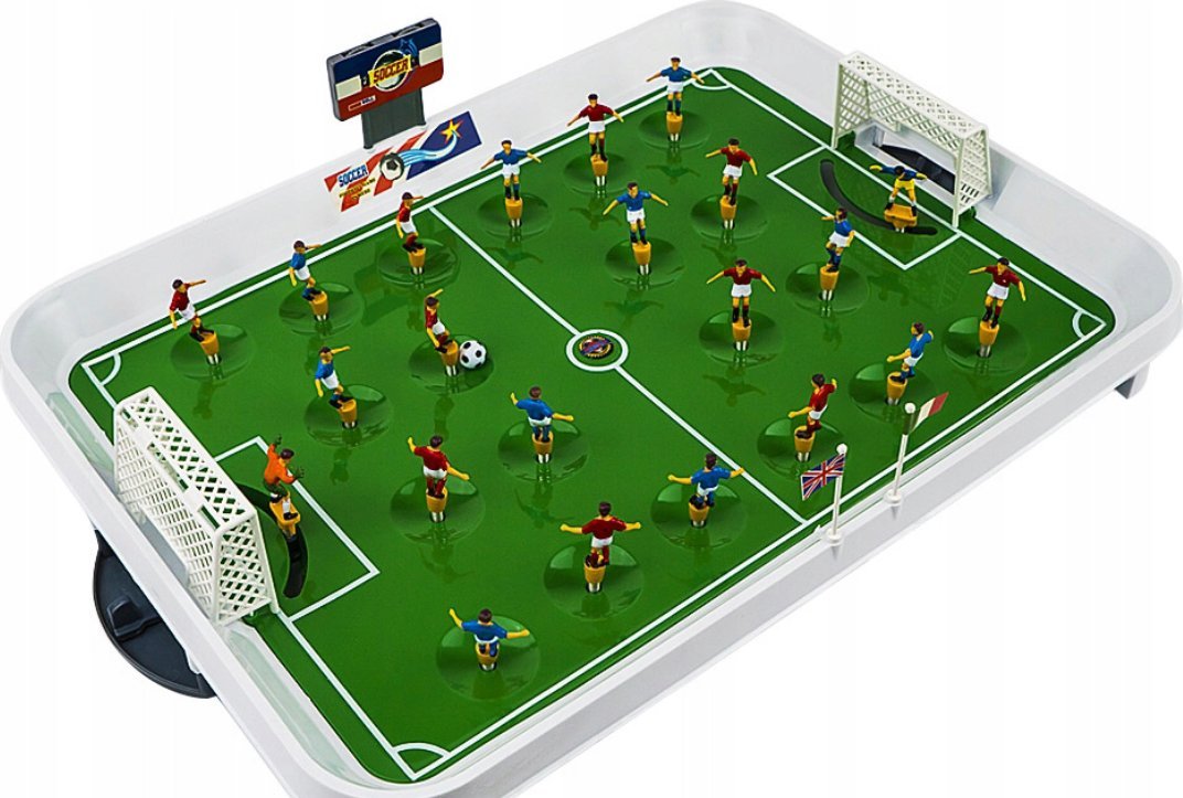 LeanToys Piłkarzyki sprężynowe Gra dla chłopców Piłka nożna