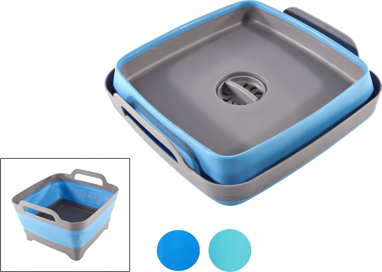 Jata Sulankstomas silikoninis kibiras, 10 l