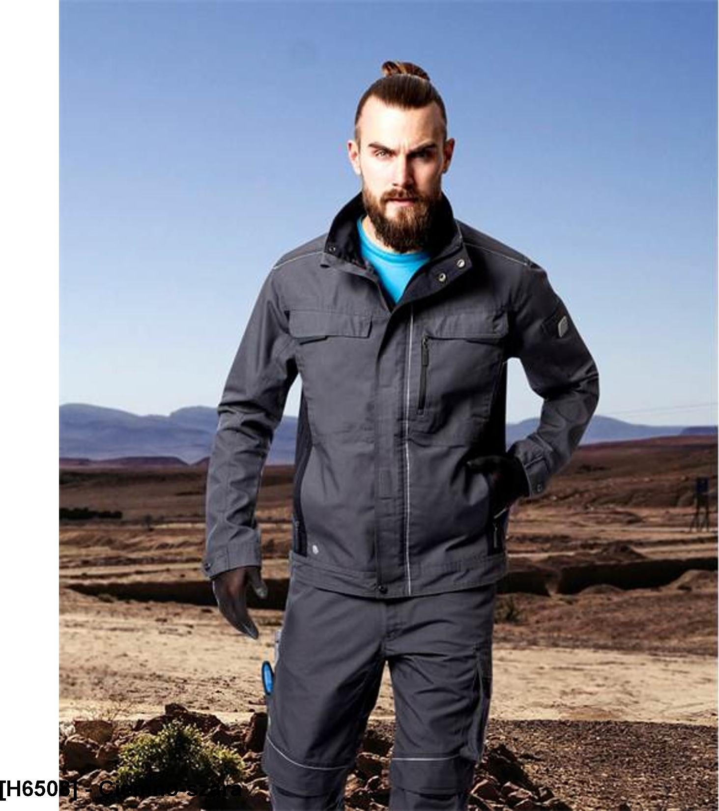 Ardon ARDON URBAN+ - bluza 65 % poliester, 35 % bawełna, canvas, ok. 270 g/m Tabiflex - stretch, 5 kieszeni, - biały 3XL