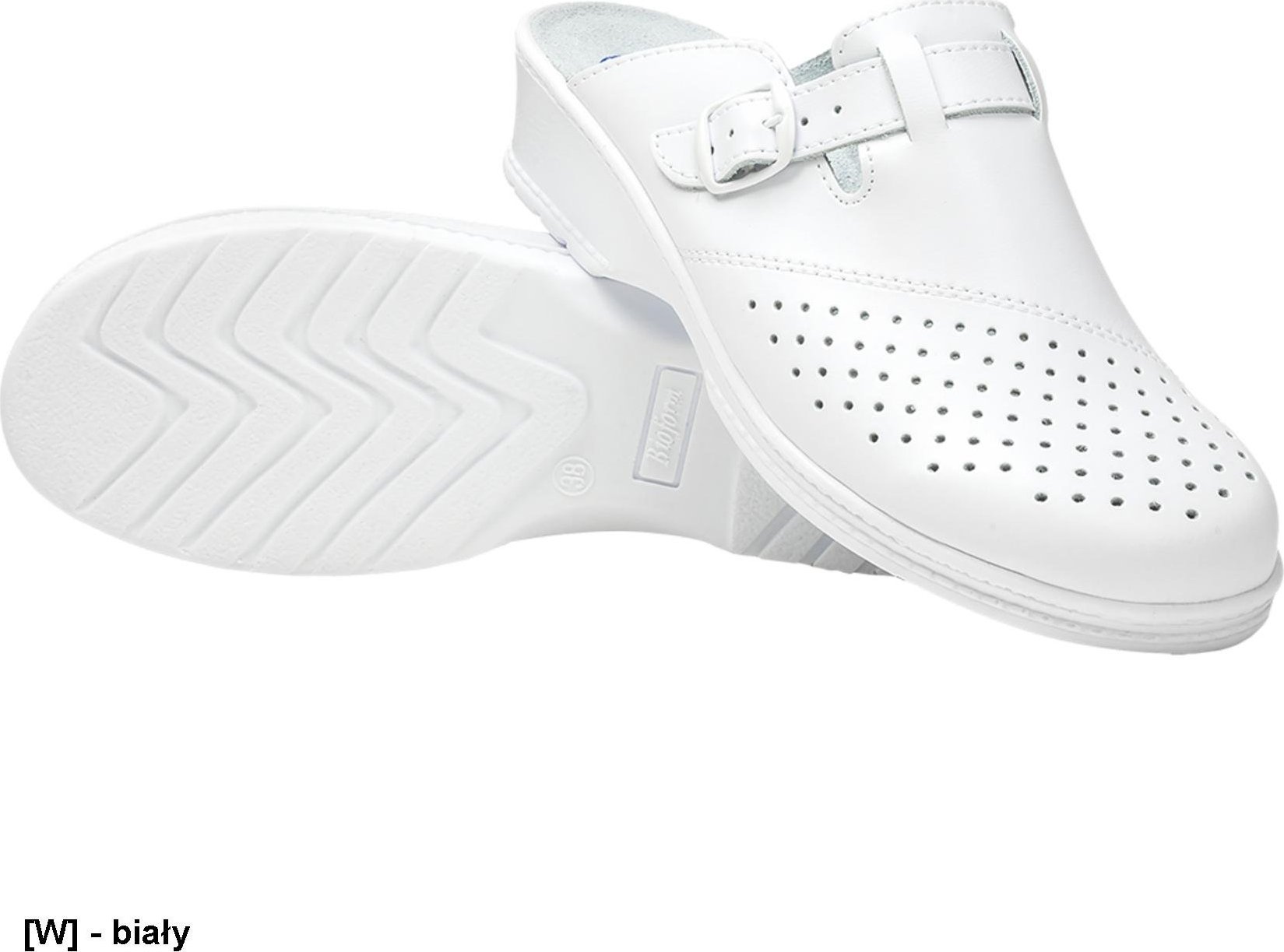 MEDIBUT BMKLADZPADAM - Buty białe zawodowe 37