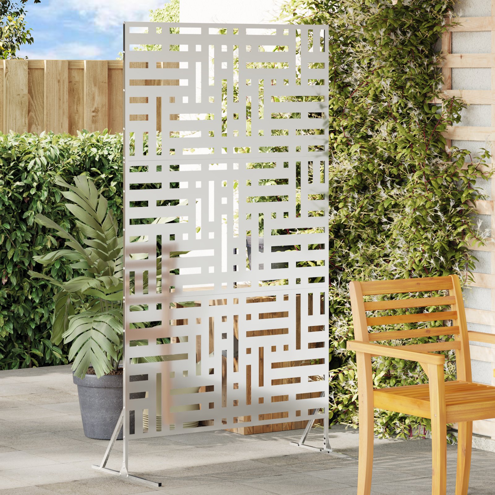 Ekran prywatności 180 cm Ocynkowana stal