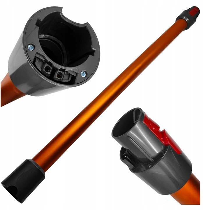 RURA PRZEDŁUŻAJĄCA POMARAŃCZOWA ALUMINIOWA DO DYSON V7 V8 V10 V11 V15 72cm