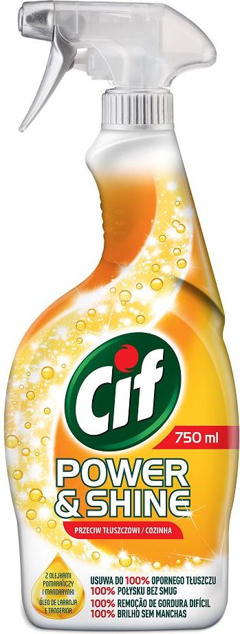 Cif CIF_Power Shine środek do czyszczenia w spray'u Przeciw Tłuszczowi 750ml