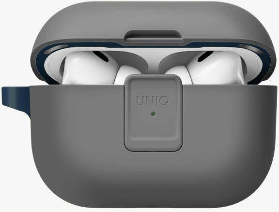Uniq Etui Clyde Lock Case do Apple AirPods Pro 2 szaro-niebieski/morski niebieski