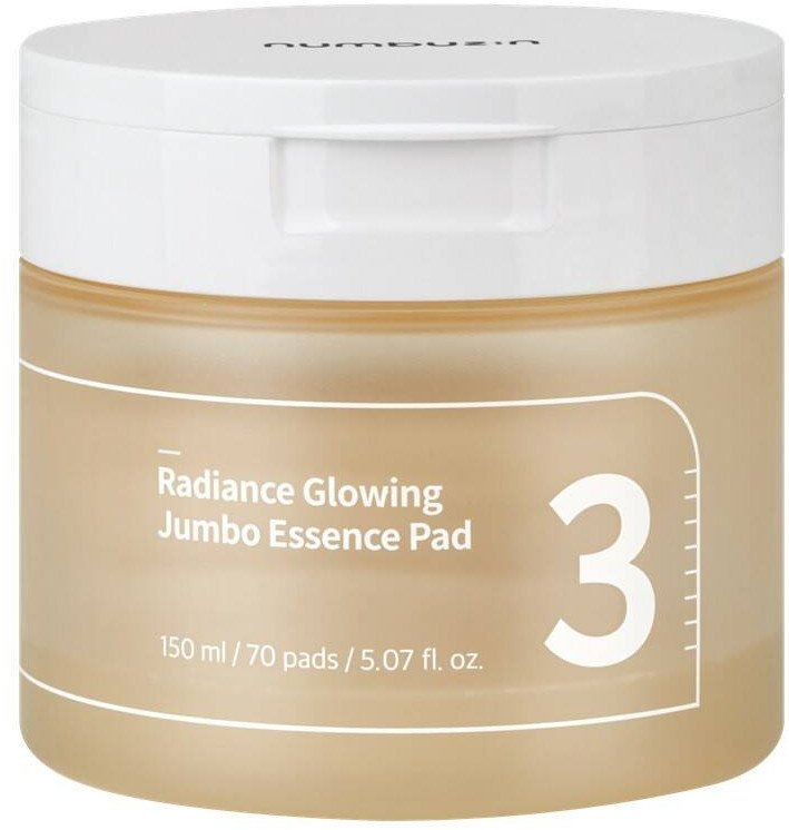 No.3 Radiance Glowing Jumbo Essence Pad płatki tonizujące 70szt